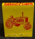 ALLIS CHALMERS - ADVERTISING MATCH BOOK - WATERVILLE, MINN.