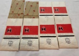 LOT OF (8) INTERNATIONAL HARVESTER CO. - PARTS BAGS - NEW OLD STOCK