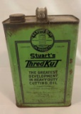 STUART OIL CO. - THREDKUT ADVERTISNG TIN