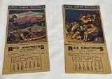 LOT OF (2) RICE BROTHERS COMMISSION CO - SIOUX CITY STOCKYARDS - MAILING PIECES