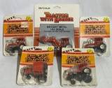 LOT OF (5) ALLIS CHALMERS 1/64 TOY TRACTORS