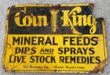 CORN KING ADVERTISING SIGN 