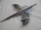 VINTAGE 1950'S DECO AIR PLANE HOOD ORNAMENT