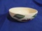 OLD WATT APPLE LOW BOWL--8 1/2 INCHES ACROSS WITH ADVERTISING FROM ALEXANDRIA SOUTH DAKOTA
