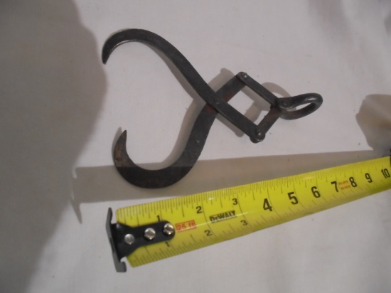 OLD MINIATURE IRON ICE TONGS-QUITE DIFFERENT