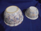 (2) NICE STONEWARE BOWLS WITH 