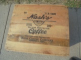OLD ADVERTISING CRATE 