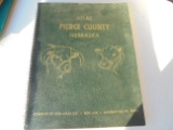 1961 GREEN COVER PIERCE COUNTY NEBRASKA ATLAS