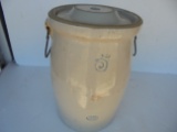 5 GALLON RED WING BUTTER CHURN AND LID-SMALL WING LOGO