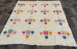 VINTAGE BUTTERFLY QUILT
