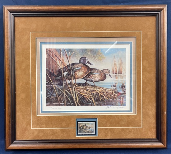 1990 South Dakota Waterfowl Restoration Stamp  by John C. Green