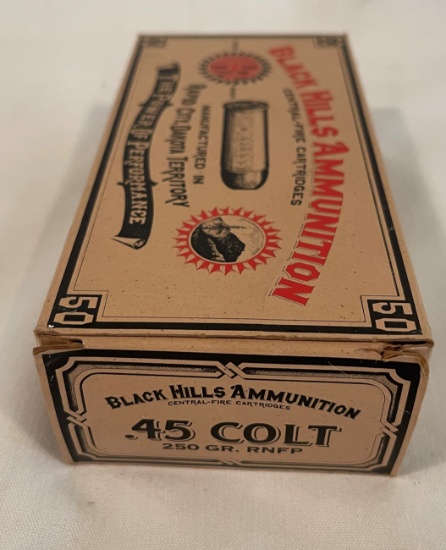 BLACK HILLS AMMUNITION - .45 COLT - 250 GR. RNFP