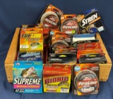 Large lot of fishing line