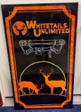 Whitetails Unlimited Painted Metal Sign