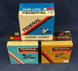 (3) Boxes of Federal 12ga