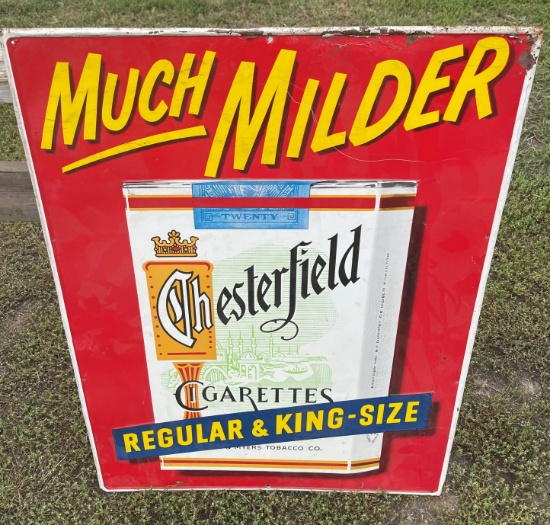 CHESTERFIELD CIGARETTES SIGN