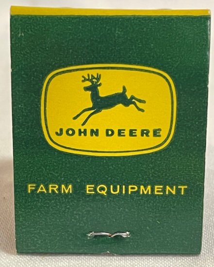 JOHN DEERE CO. ADVERTISING MATCH BOOK