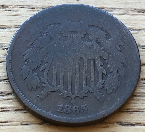 1865 United States Two Cent Piece