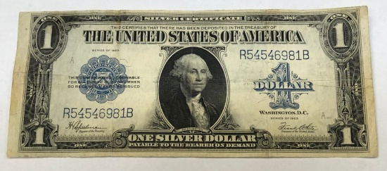Series of 1923 United States $1 Silver Certificate - Horse Blanket