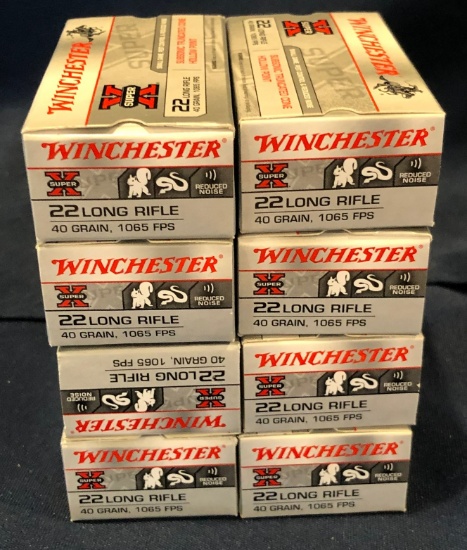 (8) Winchester Super-X 22LR Reduced Noise