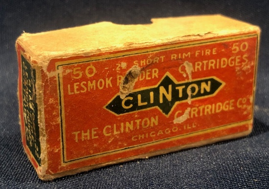 Clinton 22 Short Rimfire - Lesmok Powder Cartridges
