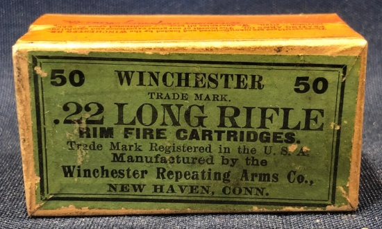 Winchester .22 Long Rifle - Full Two Piece Box