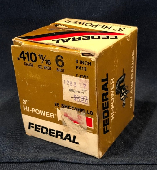 Full Box of Federal 3" .410 Shells