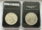 1921-D Morgan Silver Dollar & 1922-S Peace Silver Dollar