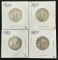 (4) United States Standing Liberty Quarters --- 1925 & 1927