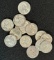 (14) Washington Silver Quarters