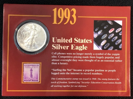 1993 American Silver - 1 Oz. Fine Silver
