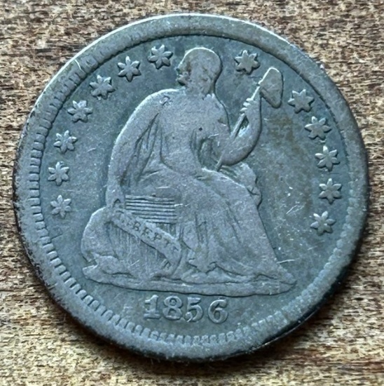 1856 United States Seated Liberty Half Dime