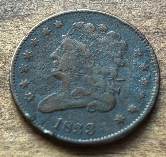 1833 United States Classic Head Half Cent