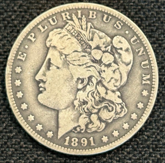 1891-O Morgan Silver Dollar