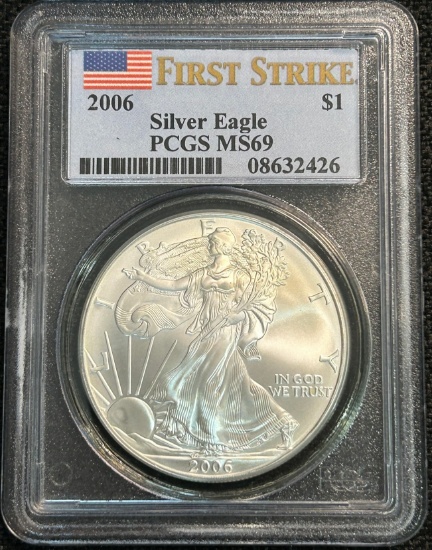 2006 American Silver Eagle - First Strike - PCGS MS69