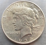 1935-S Peace Silver Dollar - Near Uncirculated