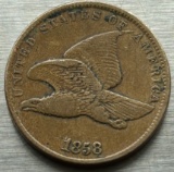 1858 United States Flying Eagle Cent