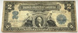 1899 United States $2 Silver Certificate - Fr. 258 -- Speelman/White