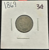 1869 United States Three Cent Nickel