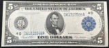 1914 United States $5 Federal Reserve Note -