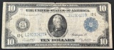 1914 United States $10 Federal Reserve Note