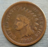 1869/9 Indian Head Cent