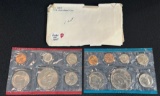 1974 US Mint Set with Rare DDO 1974-D Kennedy Half Dollar