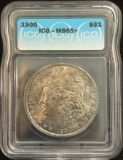 1900 Morgan Silver Dollar -- MS65+ by ICG