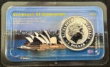 2001 Australian $1 Kookaburra - .999 Fine Silver