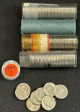 (4) Rolls of Brilliant Uncirculated 1959-D Jefferson Nickels