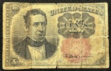 1874 United States 10 Cent Fractional Currency Note