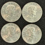 (4) 1979-D Susan B. Anthony $1 Coins