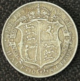 1918 Great Britain - George V - Silver Half Crown