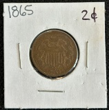 1865 United States Two Cent Piece